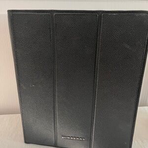 Burberry Black Leather iPad case